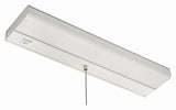 AFX Lighting T5LAJCLTP 18 Inch LED CCT Under Cabinet Light In White With White Acrylic Diffuser and Chain