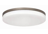 AFX Lighting OSCF19LAJD1SN Oscar 19 Inch LED CCT Flush Mount In Satin Nickel With White Acrylic Diffuser