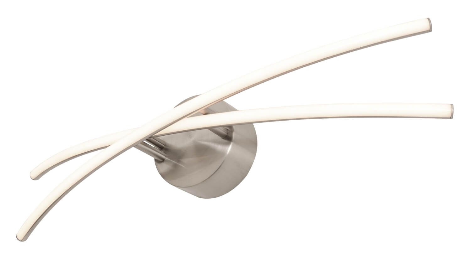 AFX Lighting LCKV2405L30D1SN Lock 24 Inch LED Bath Vanity Light In Satin Nickel With White Acrylic Diffuser
