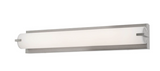 AFX Lighting AXLV2404LAJUDSN Axel 25 Inch LED CCT Bath Vanity Light In Satin Nickel With White Cylinder Acrylic Diffuser