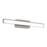 AFX Lighting TNYV1803LAJUDSN Tonya 18 Inch CCT LED Bath Vanity Light In Satin Nickel With Frosted Acrylic Diffuser