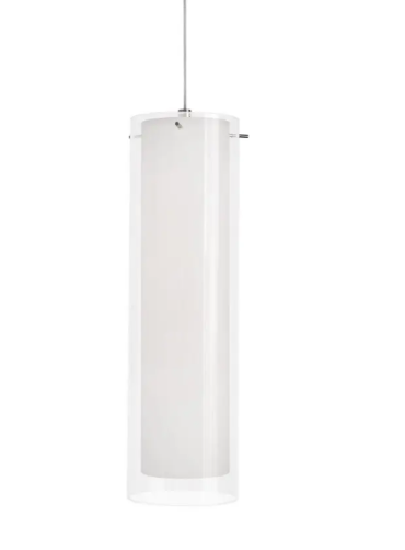 AFX Lighting VIP04LAJUDSNWH View 5" LED Pendant, Wattage 12W, Multi-Color Temperature, Voltage 120-277V, Satin Nickel