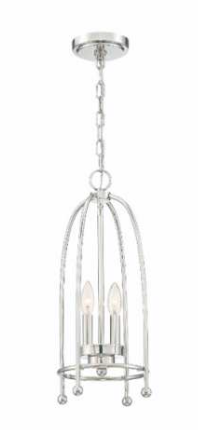 Eurofase Lighting 37989-012 Tesia 9" Ceiling Pendant 2-Light, Nickel Finish