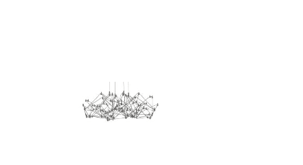 Eurofase Lighting 38038-019 Leonardelli 27" Wide LED Abstract Chandelier,  Color Temperature 4000K, Wattage 40W, Chrome Finish