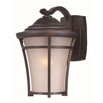 Maxim Lighting 3806LACO Balboa DC 1 Light Copper Oxide Outdoor Wall Lantern with Lace Glass