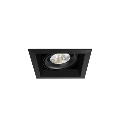 Eurofase Lighting TE131LED-30-4-01 7-in LED Recessed Downlight, Wide, Dimmable, Lumens 2500 Lm, Color Temperature 3000K, Wattage 26W, Voltage 120V, Black Finish