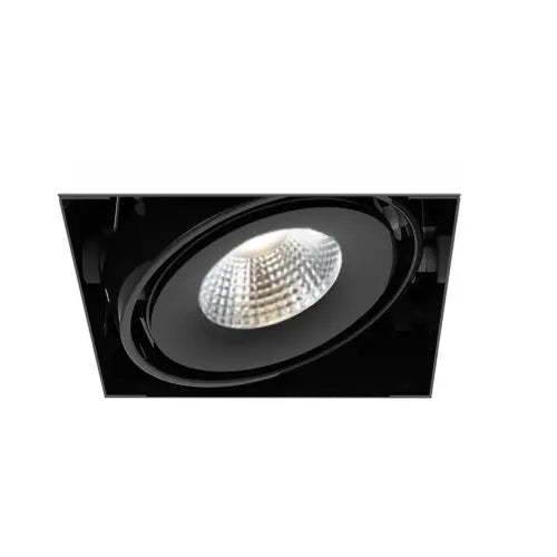 Eurofase Lighting TE221LED-40-2-01 6-in LED Recessed Downlight, 1-Light, Flood, Lumes 2500 lm, Wattage 26W, Color Temperature 4000K, Voltage 120V, Black