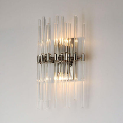 Maxim Lighting 38409CLPN Divine 2 Light Polished Nickel Wall Sconce Illuminated on Wall