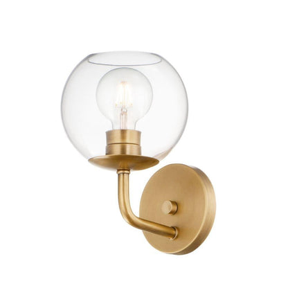 Maxim Lighting 38411CLNAB Branch 1 Light Wall Sconce Natural Aged Brass on white background