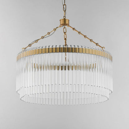 Maxim Lighting 38422CLNAB Jolie 1 Light 24 inch Natural Aged Brass Pendant Ceiling Light Detail View