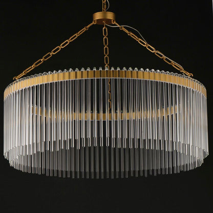 Maxim Lighting 38423CLPN Jolie LED Chandelier Close-Up - Dark Background