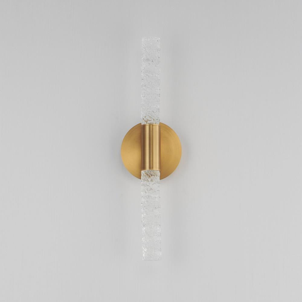 Maxim Lighting 38442IBNAB Duchess 2 Light 20 inch Natural Aged Brass LED Wall Sconce - Side View Off