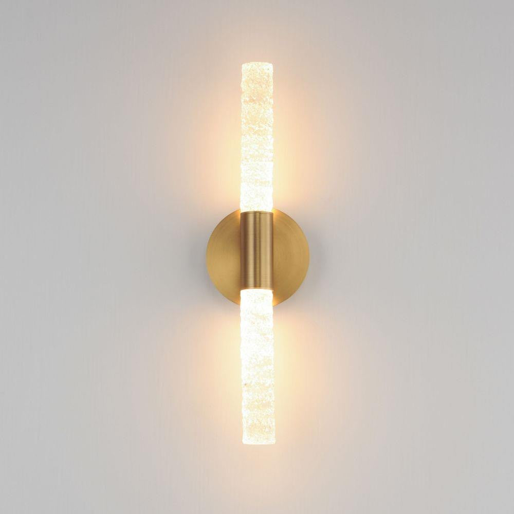 Maxim Lighting 38442IBNAB Duchess 2 Light 20 inch Natural Aged Brass LED Wall Sconce - Illuminated