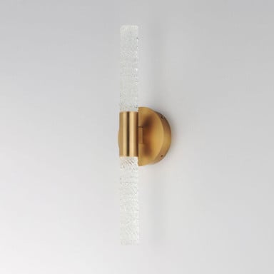 Maxim Lighting 38442IBNAB Duchess 2 Light 20 inch Natural Aged Brass LED Wall Sconce - Angle View