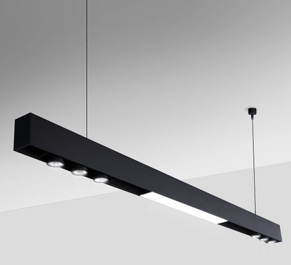 Eurofase Lighting 38455-018 6-ft Pendant w/ Downlight Lens, Black Finish
