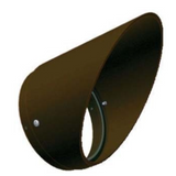 Orbit 38V-BK OPT VISOR FOR PAR38 BULLET W/ GLASS - BLACK Finish