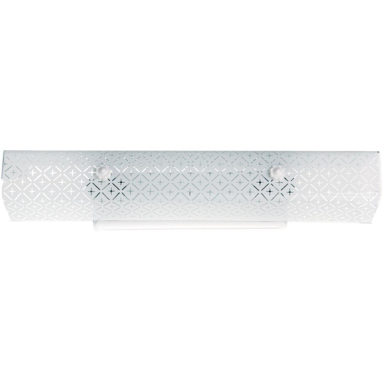 Nuvo SF76-277 4 Light, 24" Vanity with Diamond "U" Channel Glass, White Finish