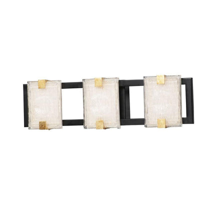Maxim Lighting 39532CYBKGL Radiant 3 Light Bath Vanity Wall Light - Front View
