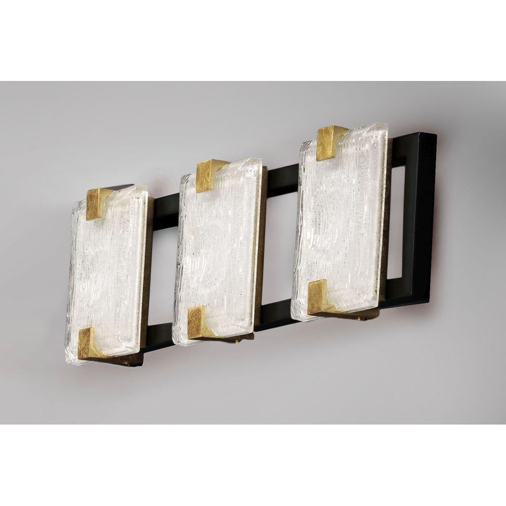 Maxim Lighting 39532CYBKGL Radiant 3 Light Bath Vanity Wall Light - Angle View
