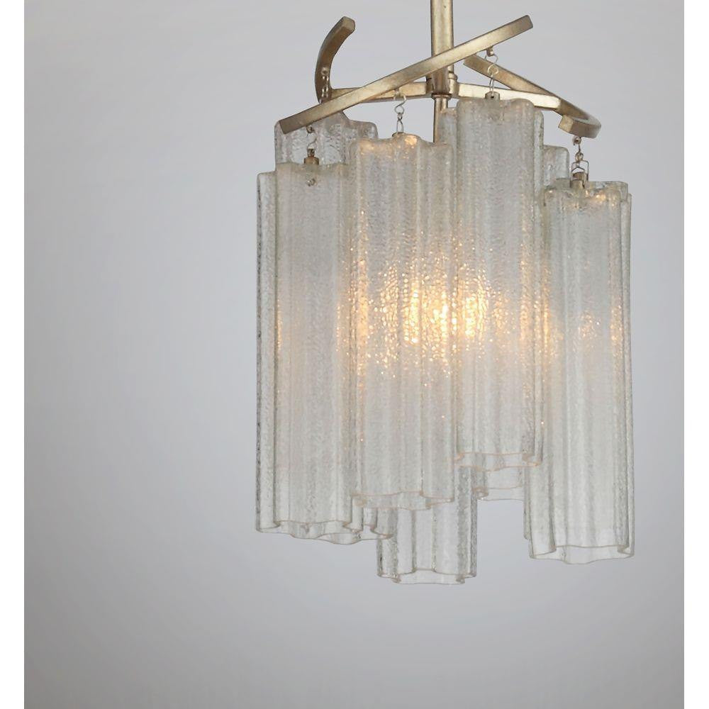 Maxim Lighting 39573WFLGS Victoria Pendant Waterfall Glass Detail Close-Up
