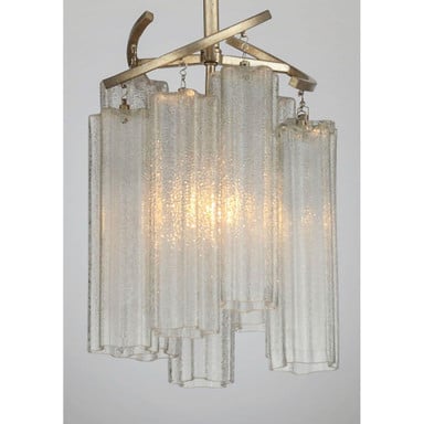 Maxim Lighting 39573WFLGS Victoria Pendant Shade and Frame Detail
