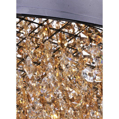 Maxim Lighting 39655SHBZ Mystic Pendant - Inner Crystal Grid Detail