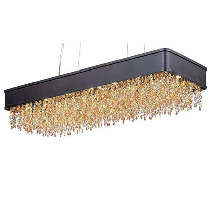 Maxim Lighting 39659SHBZ Mystic Chandelier Angled View