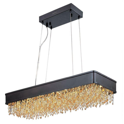 Maxim Lighting 39659SHBZ Mystic 22 Light 32 Inch Shaded Bronze Chandelier Ceiling Light