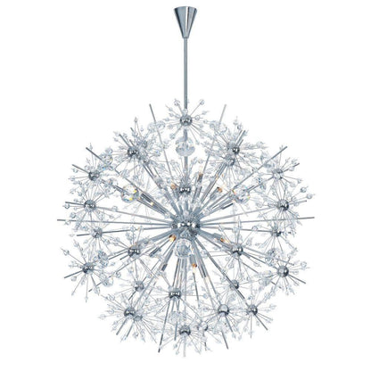 Maxim Lighting 39746BCPC Starfire 18 Light Polished Chrome Crystal Chandelier - Main Product View on White Background