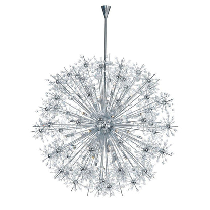 Maxim Lighting 39747BCPC Starfire 40 Light Polished Chrome Chandelier - Full view on white background
