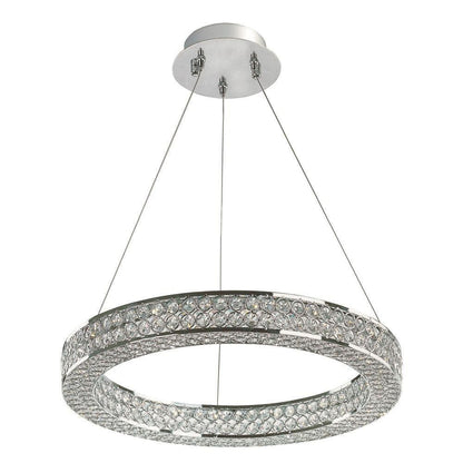 Maxim Lighting 39772BCPC Eternity 1 Light 20 Inch Polished Chrome Pendant Ceiling Light