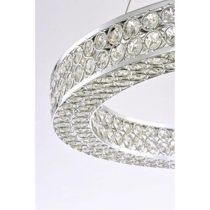Maxim Lighting 39772BCPC Eternity Pendant Crystal Jewel Detail Close-Up
