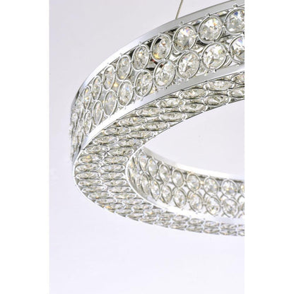 Maxim Lighting 39774BCPC Eternity 1 Light 40 inch Polished Chrome Pendant Ceiling Light - Crystal Detail View