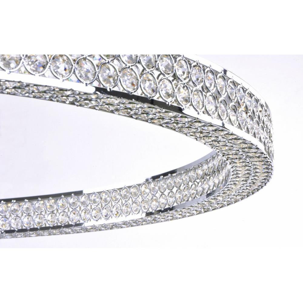 Maxim Lighting 39774BCPC Eternity 1 Light 40 inch Polished Chrome Pendant Ceiling Light - Close Up Crystal Detail