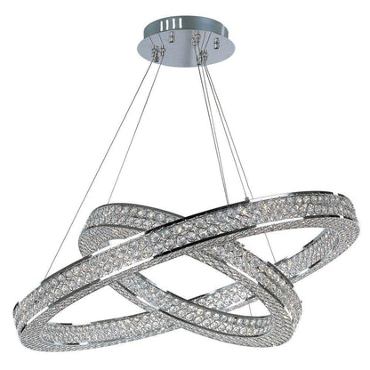 Maxim Lighting 39777BCPC Eternity 1 Light 30 Inch Polished Chrome Pendant Ceiling Light