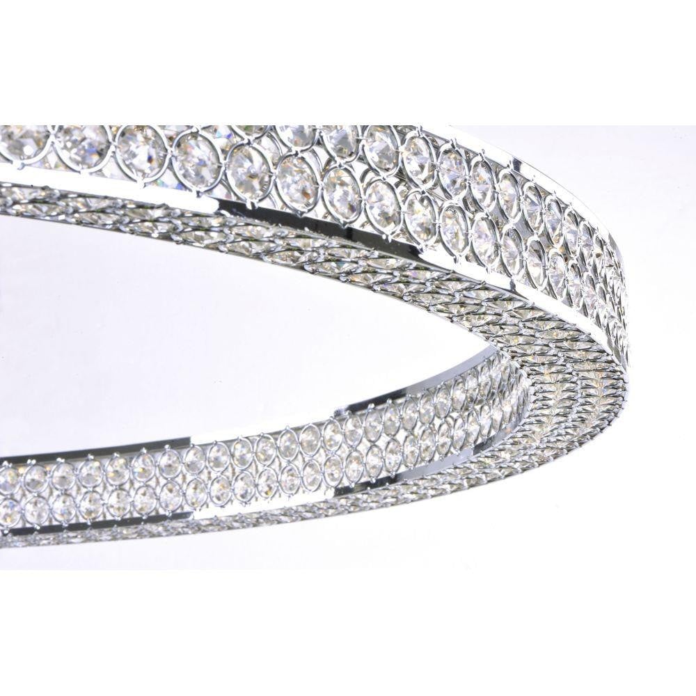 Maxim Lighting 39777BCPC Eternity 1 Light 30 Inch Polished Chrome Pendant Ceiling Light - Crystal Detail View
