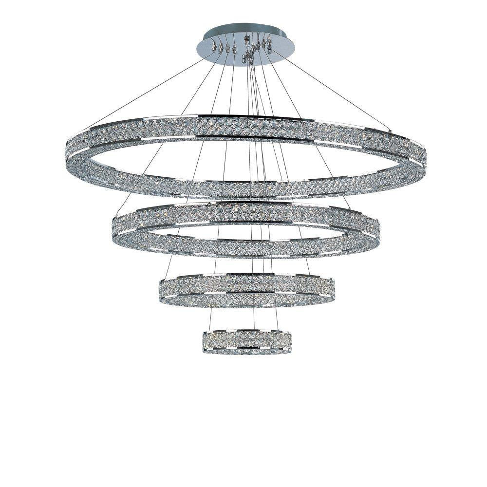 Maxim Lighting 39778BCPC Eternity LED Crystal Chandelier Polished Chrome Full View