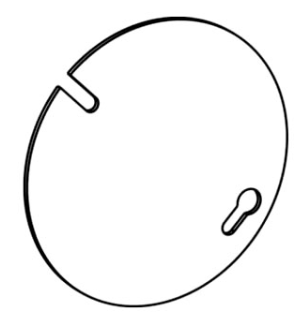 Orbit 3RBC 3-1/2" ROUND FLAT BLANK COVER