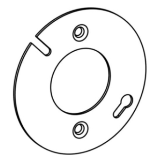 Orbit 3RC-PO 3-1/2" ROUND COVER FOR POWER OUTLET 1.6" DIA