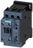 SIEMENS 3RT20261AK60 IEC Magnetic Contactor, 120VAC, 3 Pole, 25 Amp, 1NO+1NC, Size S0, Screw Terminal