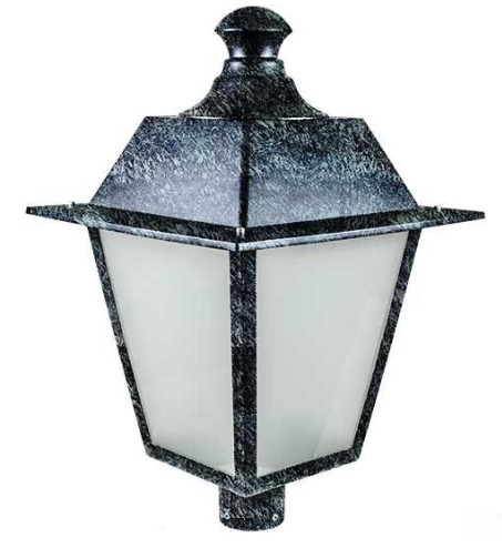 Dabmar Lighting GM224-L30-65K-VG Cast Aluminum Post Top Light, 120V, E26,Color Temperature 6500K, Verde Green Finish