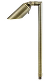 Dabmar Lighting LV31-L3-65K-WBS LED Pathway MR16 Light, 12V, Color Temperature 6500K, Weathered Brass Finish