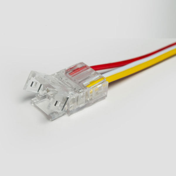 Alloy LED AL-01-68-9902 Tape to Wire Connector with Pre-Attached 6-Inch Lead Wire for VariTune 4.3 COB