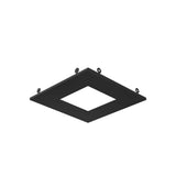 DALS Lighting REC-TRIM4SQ-BK 4″ Square Recessed Panel Trim, Black Finish