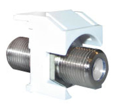 Legrand ACNRFCW1 Adorne Video F-Connector, White Finish