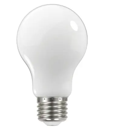 SATCO S12426 LED A19 Bulb, E26, Dimmable, Wattage 11W, Lumens 1100 lm, Voltage 120V, Soft White, Color Temperature 2700K
