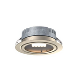 DALS Lighting 4005-CC-SN 2 Watt 2-in-1 Led Puck Light - CCT Selectable - 138 Lumens - 12V - Satin Nickel Finish