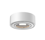 DALS Lighting 4005-CC-WH 2 Watt 2-in-1 Led Puck Light - CCT Selectable - 138 Lumens - 12V - White Finish