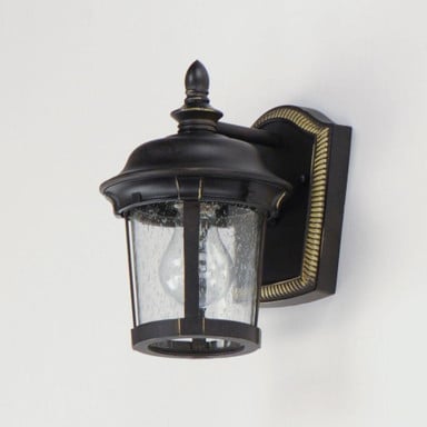 Maxim Lighting 40096CDBZ Dover VX 1 Light Coastal Dark Bronze Outdoor Wall Lantern - angle view