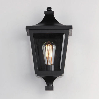Maxim Lighting 40232CLBK Sutton Place VX 1 Light Black Outdoor Wall Lantern - Front View